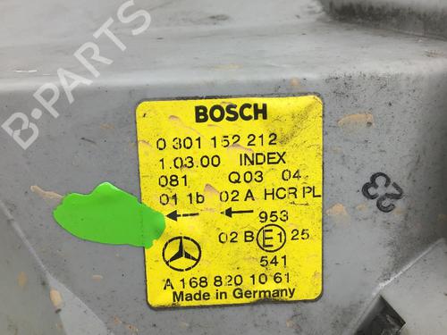Right headlight MERCEDES-BENZ A-CLASS (W168) A 160 (168.033, 168.133) | BP25492110C29 