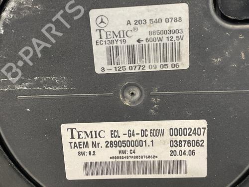 Koelventilatormotor MERCEDES-BENZ C-CLASS T-Model (S203) C 200 Kompressor (203.242) | BP30971438M35 