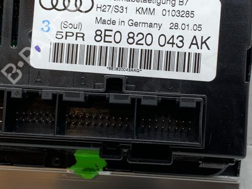 Climate control AUDI A4 B7 Avant (8ED) 2.0 TFSI quattro | BP34208644I5  - Image 5