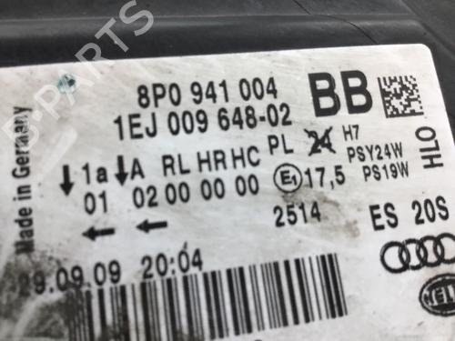Right headlight AUDI A3 (8P1) 1.4 TFSI | BP19333090C29 
