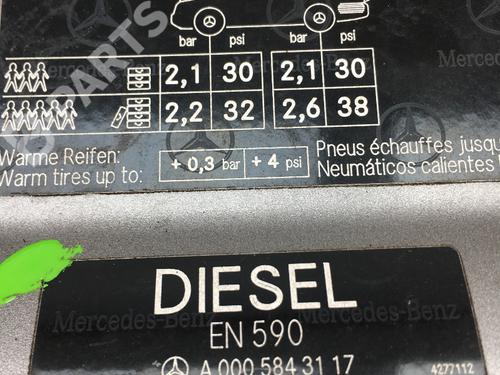 Fuel flap MERCEDES-BENZ A-CLASS (W169) A 180 CDI (169.007, 169.307) | BP10140605C131 