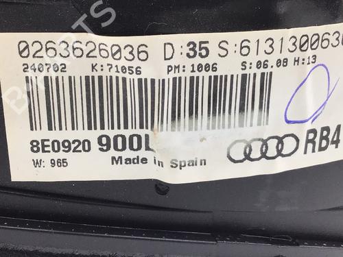 Instrument cluster AUDI A4 B6 Avant (8E5) 2.0 | BP14914392C47 