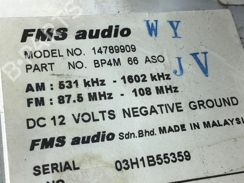 Bilradio MAZDA 3 (BK) 1.6 (BK14) | BP16654074E6 