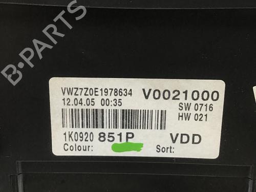 Engine control unit (ECU) VW GOLF V (1K1) 1.9 TDI | BP19798358M57 