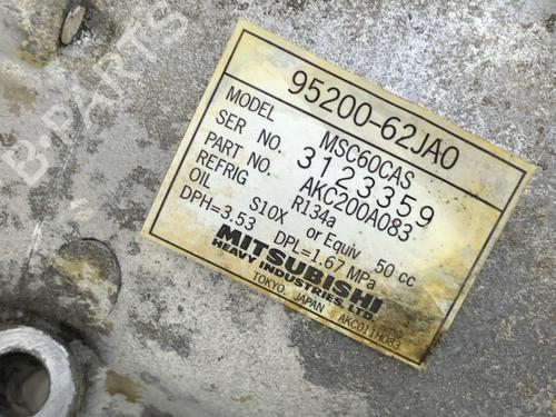 AC compressor SUZUKI SX4 (EY, GY) 1.6 VVT (RW416, YA21S) | BP38760787M34 - Image 3