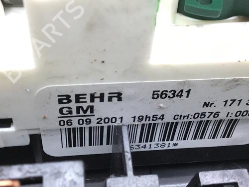 Climate control OPEL ZAFIRA A MPV (T98) 1.6 16V (F75) | BP21662426I5 