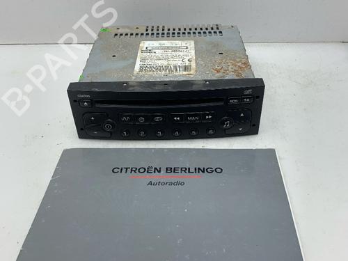 Used Radio Radio CITROËN BERLINGO / BERLINGO FIRST MPV (MF_, GJK_, GFK_) 1.6 HDI 75 (MF9HW, GJ9HWC, GF9HWC, GN9HWC) (75 hp) 34634837 34634837