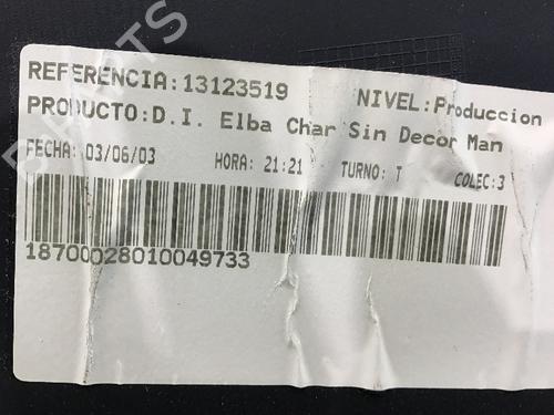 Front left panel OPEL MERIVA A MPV (X03) 1.6 (E75) | BP16008486C58 