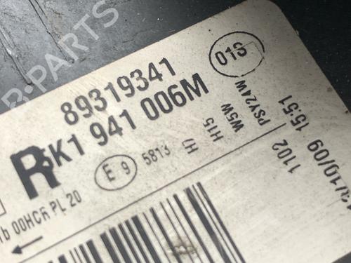 Right headlight VW GOLF VI (5K1) 1.2 TSI | BP30360543C29 