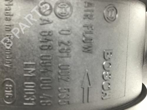 Mass air flow sensor MERCEDES-BENZ E-CLASS T-Model (S211) E 220 T CDI (211.206) | BP28799463M95 