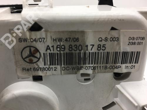 Climate control MERCEDES-BENZ A-CLASS (W169) A 160 CDI (169.006, 169.306) | BP7222828I5 