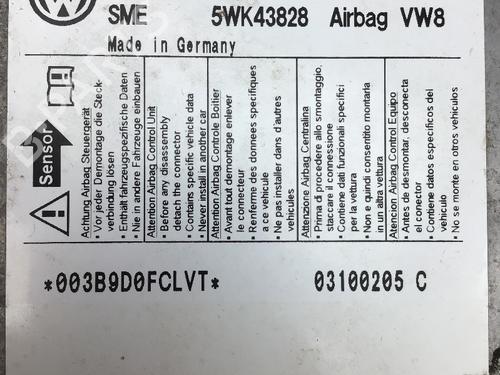 ECU airbags VW TOURAN (1T1, 1T2) 1.4 TSI EcoFuel | BP27600768M53 