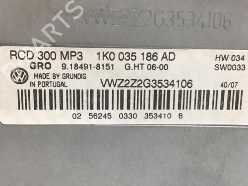 Radio VW GOLF V (1K1) 1.4 TSI | BP17648642E6 