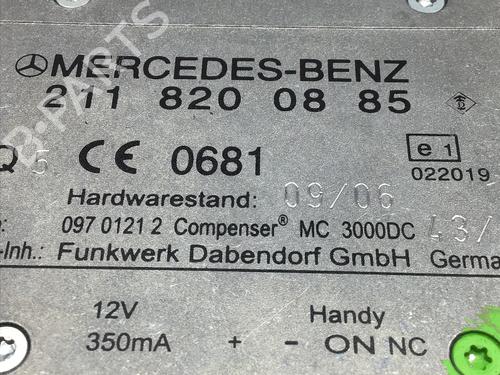 Electronic module MERCEDES-BENZ M-CLASS (W164) ML 280 CDI 4-matic (164.120) | BP15780859M83 
