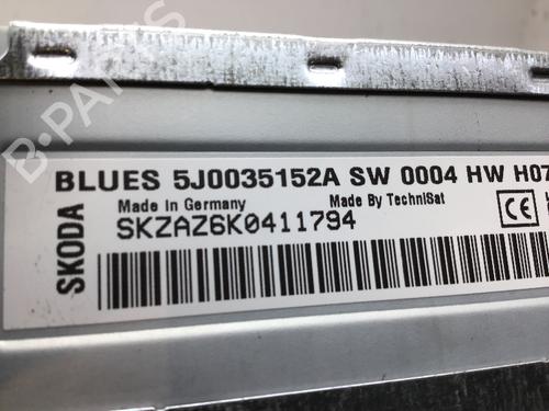 Radio SKODA FABIA II (542) 1.2 | BP24517466E6 