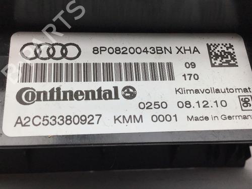 Climate control AUDI A3 (8P1) 2.0 TDI 16V | BP20484722I5 