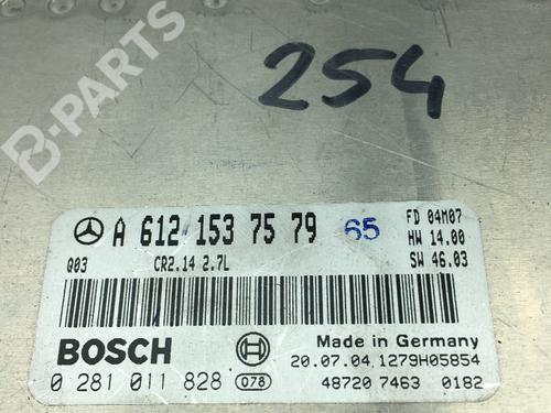 Engine control unit (ECU) MERCEDES-BENZ C-CLASS (W203) C 270 CDI (203.016) | BP9443995M57 