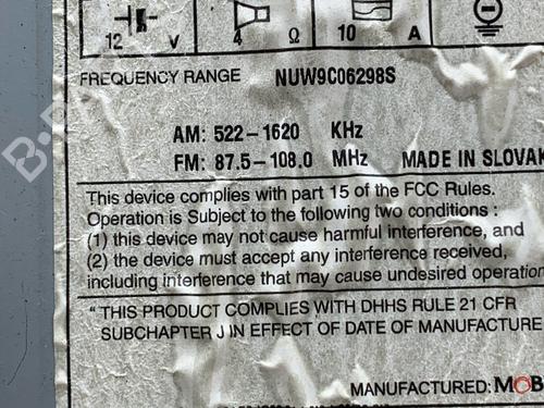 Radio HYUNDAI i30 (FD) 1.6 CRDi | BP37072706E6 - Image 6