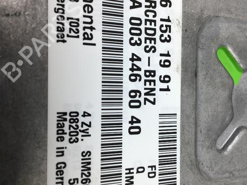 Engine control unit (ECU) MERCEDES-BENZ A-CLASS (W169) A 170 (169.032, 169.332) | BP19416451M57 