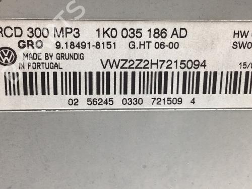 Radio VW PASSAT B6 Variant (3C5) 1.4 TSI | BP16470641E6 