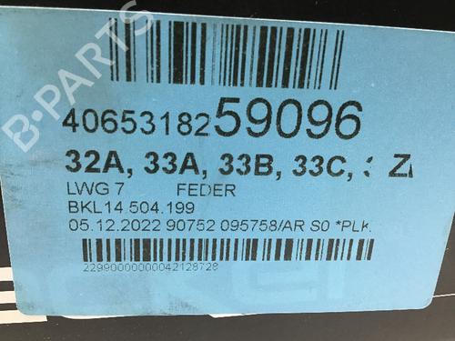 Shock absorber spring FORD FOCUS II Turnier (DA_, FFS, DS) 1.6 TDCi | BP15844218C152 