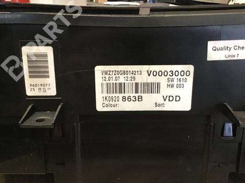 Instrument cluster VW GOLF PLUS V (5M1, 521) 1.9 TDI | BP11146985C47 