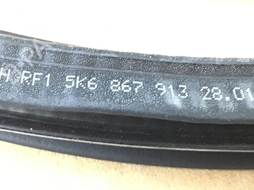 Rubber door seal VW GOLF VI (5K1) 1.2 TSI | BP23567602C142 