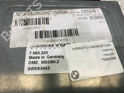 Engine control unit (ECU) BMW 3 (E90) 318 i | BP36806037M57  - Image 7