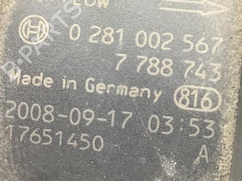 Mass air flow sensor BMW 1 (E87) 118 d | BP23549994M95 