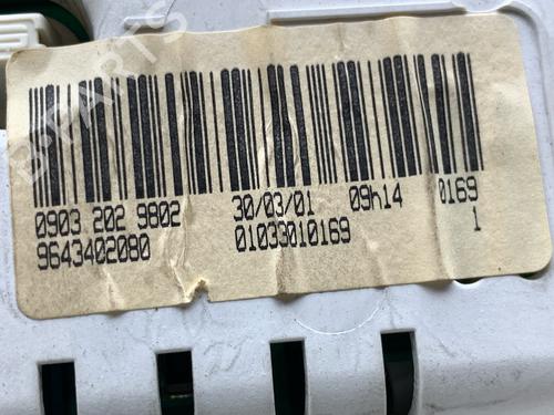 Engine control unit (ECU) PEUGEOT 206 CC (2D) 1.6 16V (2DNFUF, 2DNFUR) | BP37199211M57 - Image 7