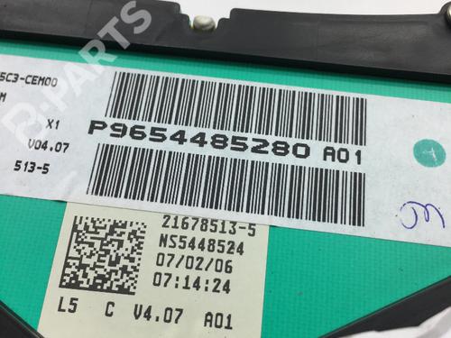 Instrument cluster PEUGEOT 307 SW (3H) 2.0 HDi 135 | BP7859713C47 
