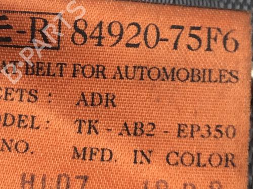 Front right belt tensioner SUZUKI WAGON R+ Hatchback (EM) 1.2 (SR412) | BP29864246C88