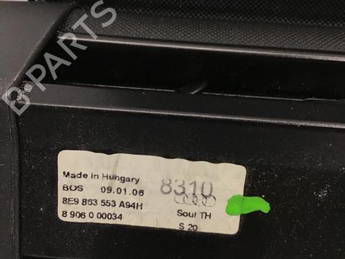 Rear parcel shelf AUDI A4 B7 Avant (8ED) 3.2 FSI quattro | BP22787194C85 