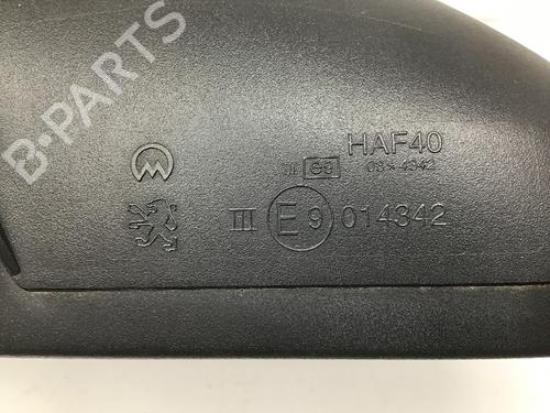 Left mirror PEUGEOT 207 CC (WD_) 1.6 16V | BP17141922C26 