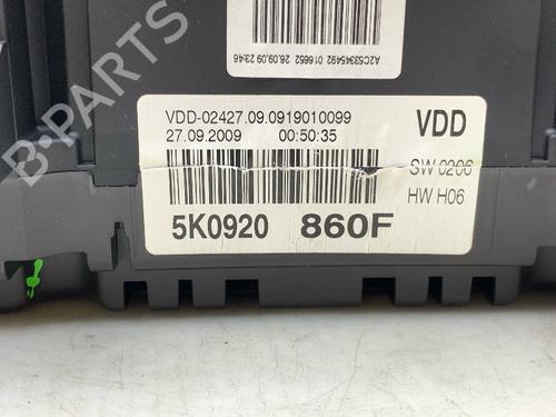 Instrument cluster VW GOLF VI (5K1) 1.4 | BP36842701C47 - Image 6
