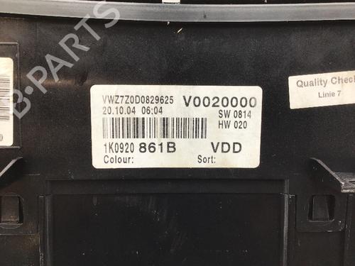 Engine control unit (ECU) VW GOLF V (1K1) 1.9 TDI | BP17542584M57 