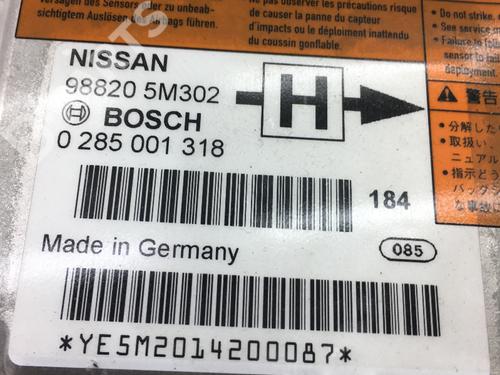 ECU airbags NISSAN ALMERA II Hatchback (N16) 1.5 | BP7155242M53 