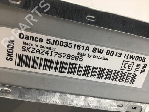 Radio SKODA FABIA II (542) 1.4 | BP30156839E6 