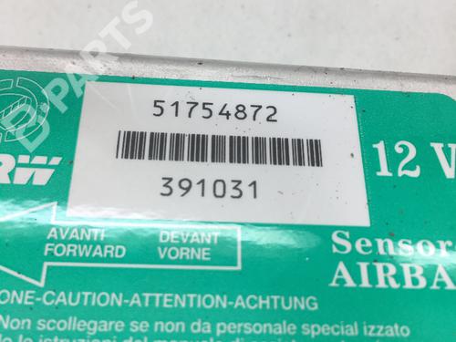 ECU airbags FIAT GRANDE PUNTO (199_) 1.4 (199AXB11, 199AXB1A, 199BXB1A, 199AXL1A) | BP8891766M53 