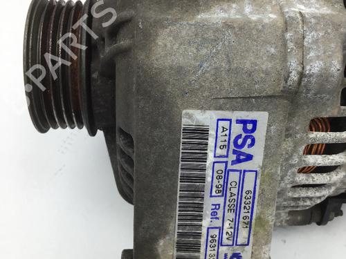 Alternator PEUGEOT 306 Convertible (7D, N3, N5) 1.6 | BP14448032M7 
