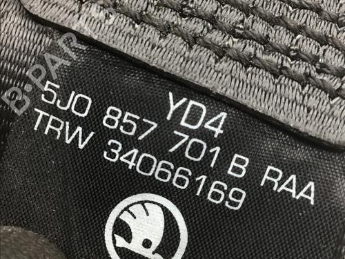 Veiligheidsgordel links voor SKODA FABIA II (542) 1.4 | BP30110789C87