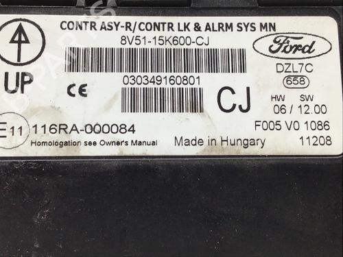 Engine control unit (ECU) FORD FIESTA VI (CB1, CCN) 1.25 | BP16965491M57 