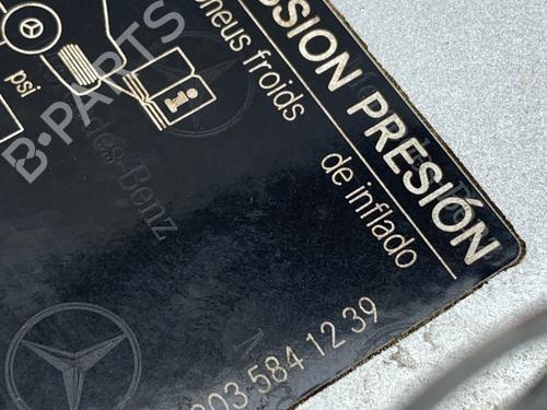 Fuel flap MERCEDES-BENZ C-CLASS T-Model (S203) C 200 Kompressor (203.242) | BP30907745C131