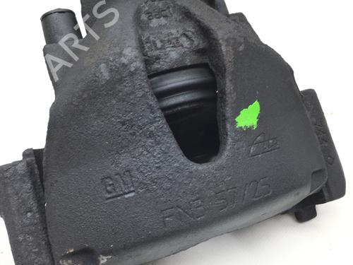 Used Left front brake caliper OPEL MERIVA A MPV (X03) 1.6 (E75) (105 hp) 14587354