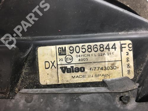 Left headlight OPEL VECTRA B (J96) 1.6 i 16V (F19) | BP9163453C28 
