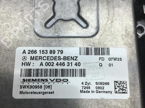 Engine control unit (ECU) MERCEDES-BENZ A-CLASS (W169) A 150 (169.031, 169.331) | BP26326741M57 