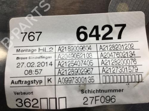 Rear left window mechanism MERCEDES-BENZ E-CLASS T-Model (S212) E 220 CDI / BlueTEC (212.202, 212.201) | BP15970996C24 