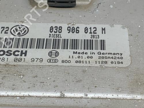 Engine control unit (ECU) VW GOLF VAN IV Variant (1J5) 1.9 TDI | BP39917062M57 - Image 3