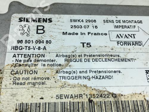 ECU airbags PEUGEOT 307 SW (3H) 2.0 16V | BP10699727M53 
