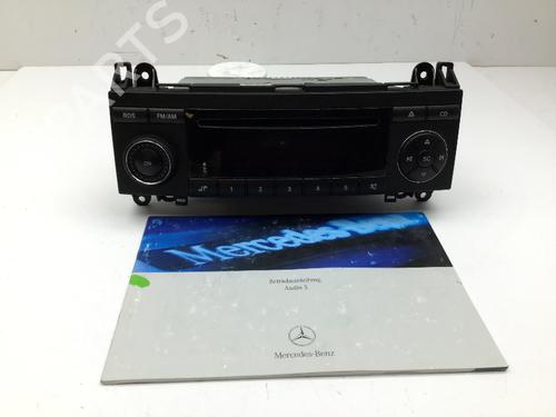 Used Radio MERCEDES-BENZ A-CLASS (W169) A 150 (169.031, 169.331) (95 hp) 24296052